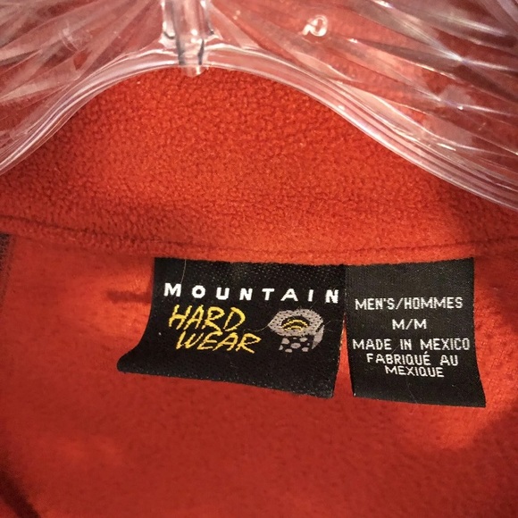 Mountain Hardware Half Zip Fleece Pullover Top Mens’ with flaw, Size Medium - Picture 4 of 12
